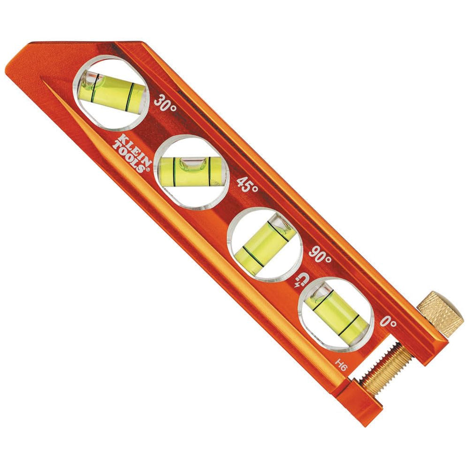 Klein Tools 935AB4V level with magnet track keeps magnets secure during use