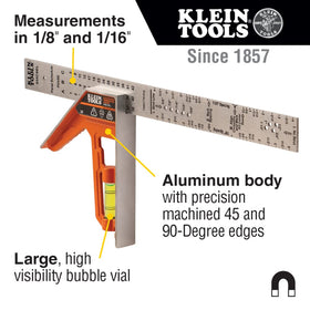 Klein Tools 935CSEL durable aluminum body for long-lasting use