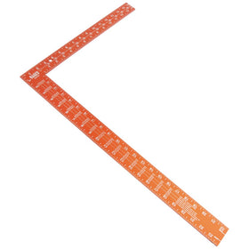 Klein Tools 935FSQ framing square with laser etched markings for fast, accurate measurements.