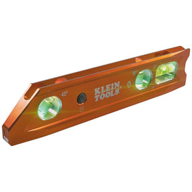 Klein Tools 935RBLT level with magnet track for secure alignment on metal surfaces
