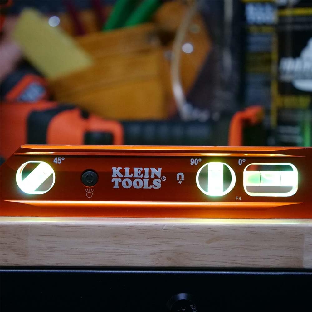 Klein Tools 935RBLT level tapered nose fits pockets and tight corners