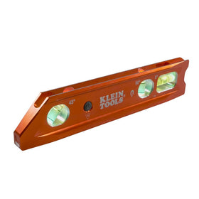 Klein Tools 935RBLT level is water and impact resistant for rugged job sites