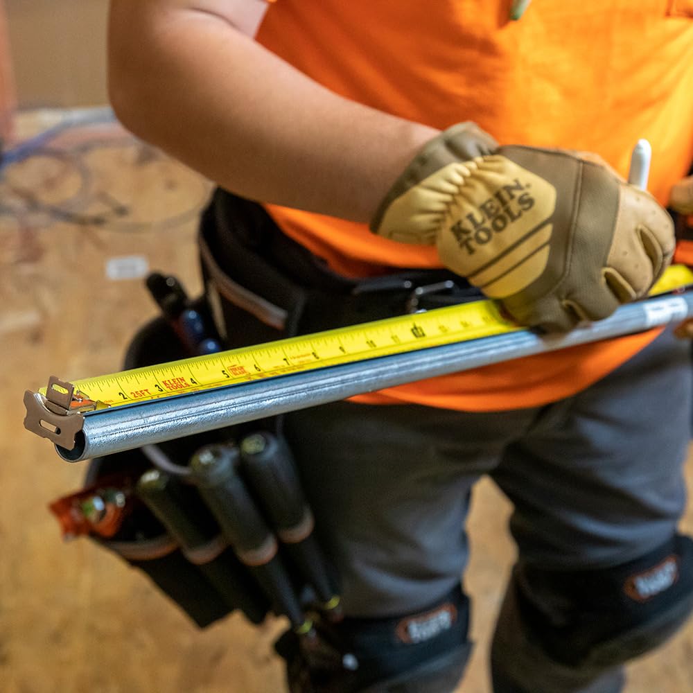 Klein Tools 9375 four-meter standout extends reach for framing tasks.