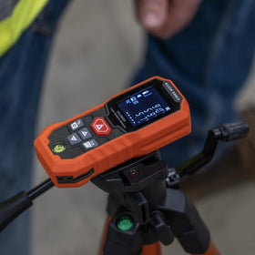 Klein Tools 93LDM200 protective hard case guards the device.
