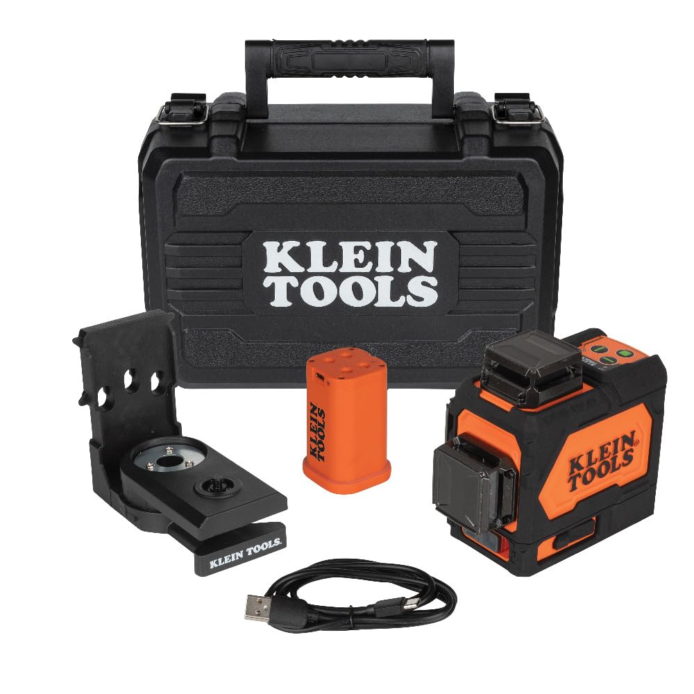 Klein Tools 93PLL magnetic mount bracket allows flexible positioning.
