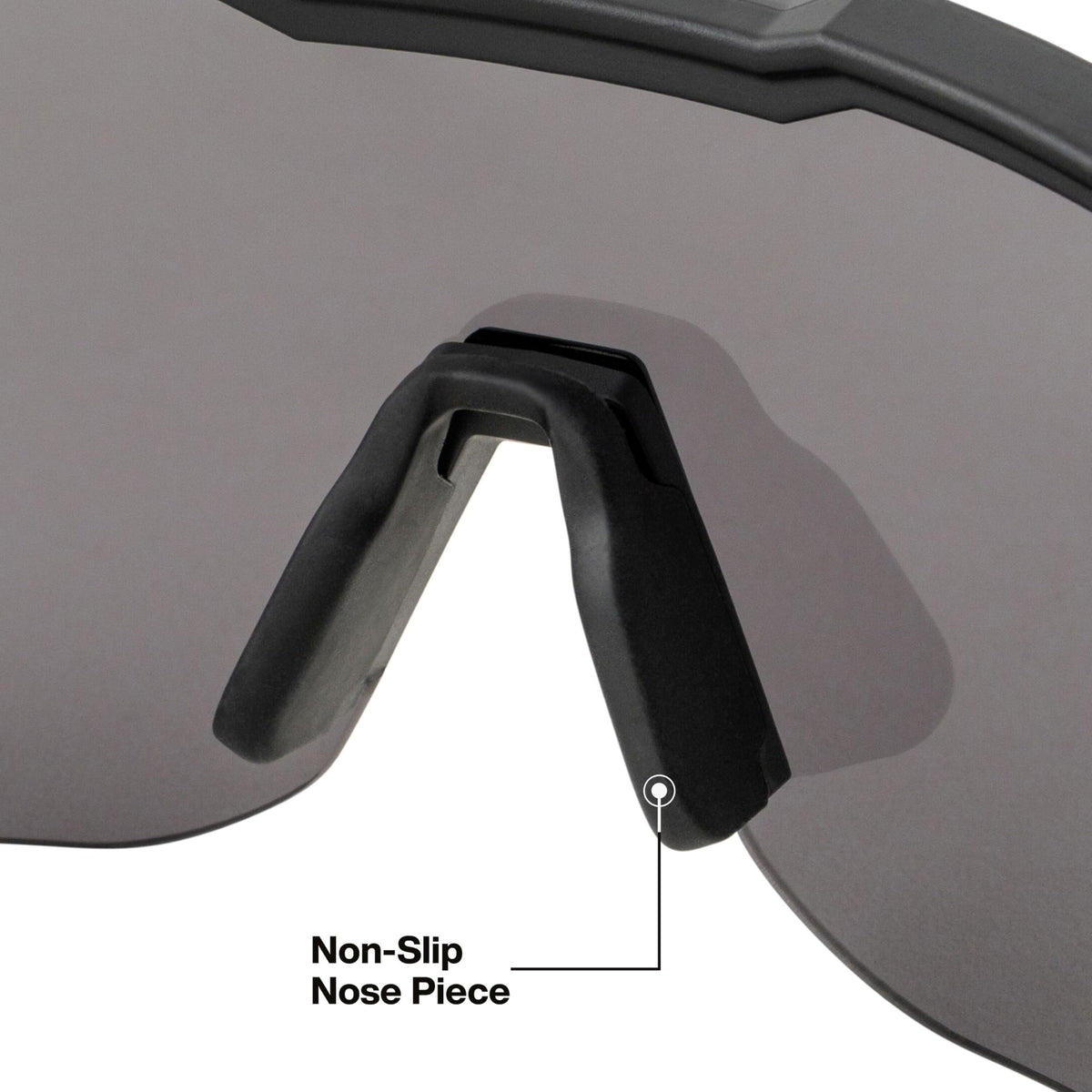Klein Tools Blade Safety Glasses feature a comfortable, rubberized nose and stems for secure fit.