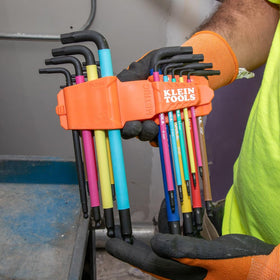 Klein Tools BLS18 includes SAE and metric sizes for versatile fastening projects