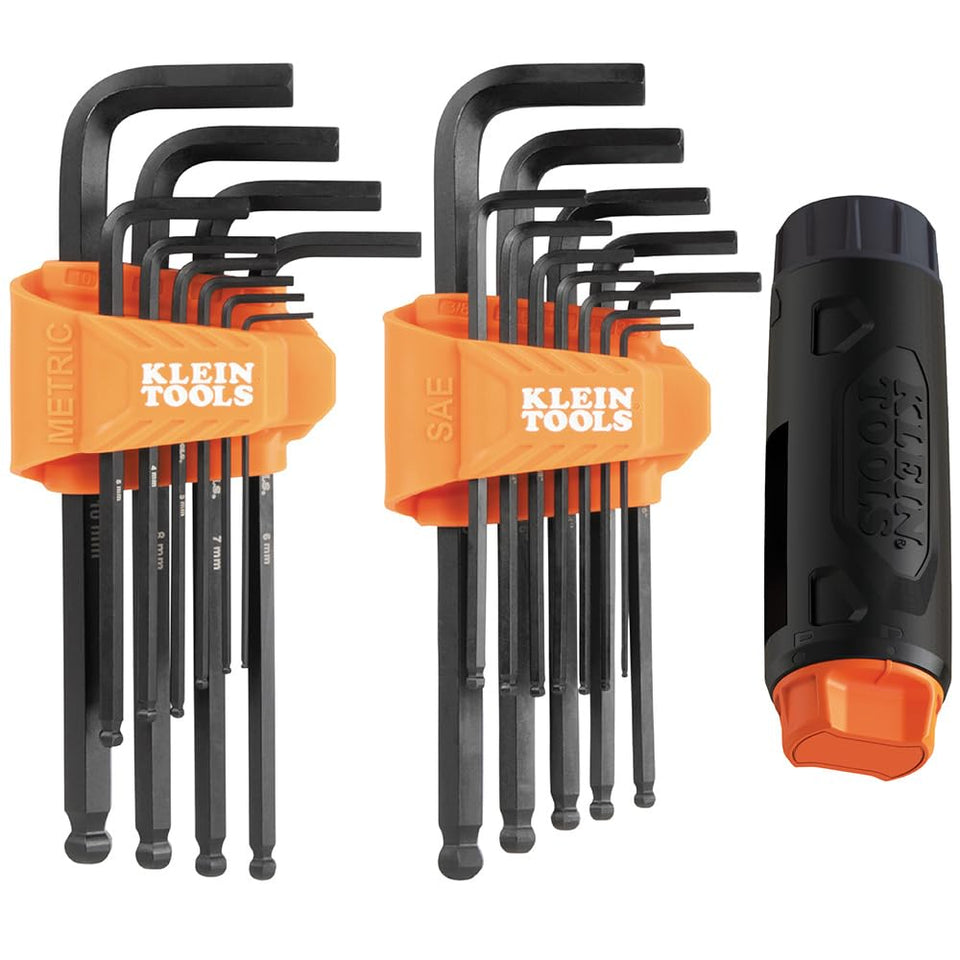 Klein Tools BLS22H folding case keeps hex keys organized and accessible