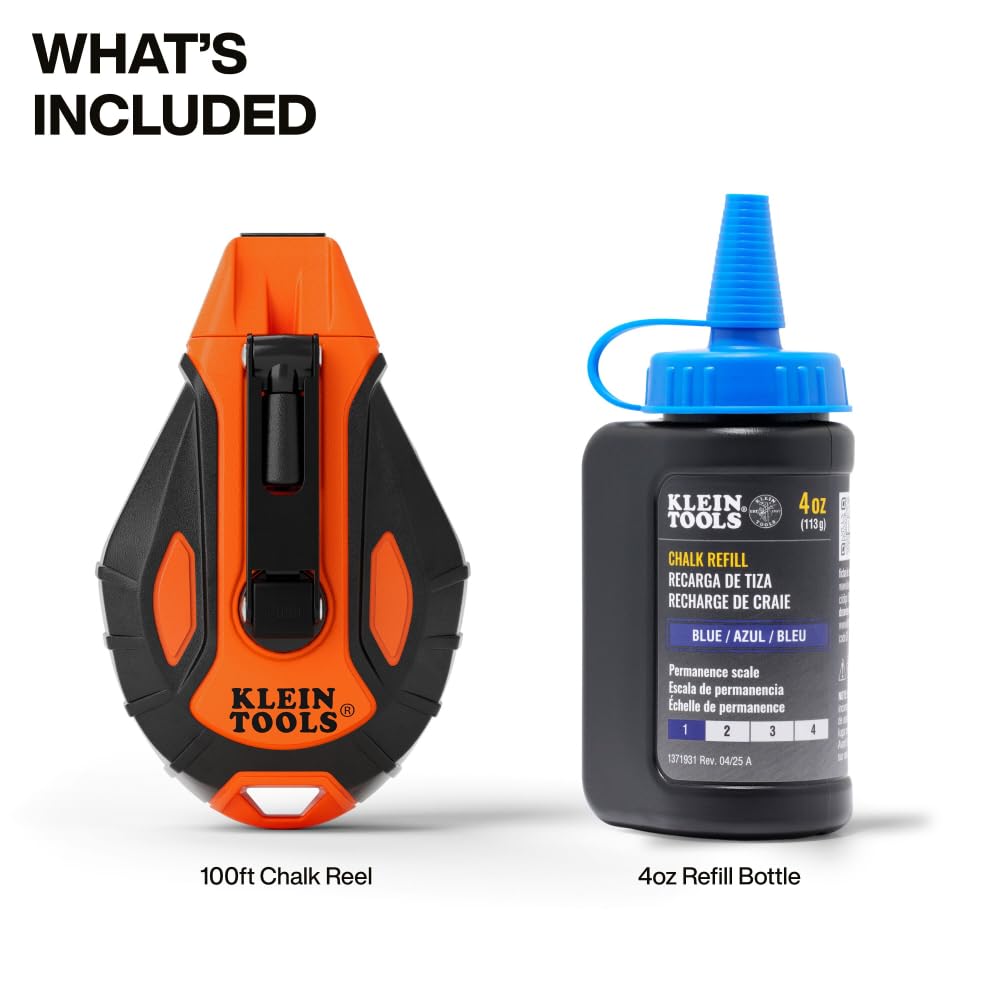 Klein Tools CHLK100S demonstrates 6:1 gear ratio for faster line retraction.