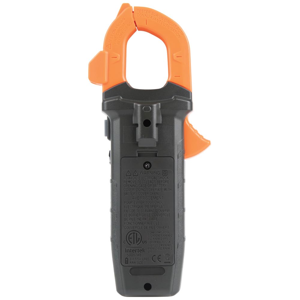 Klein Tools CL390 high-contrast LCD improves visibility in bright shop lights.