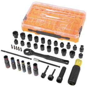 Klein Tools Cushion-Grip handle improves comfort during high-torque tasks.