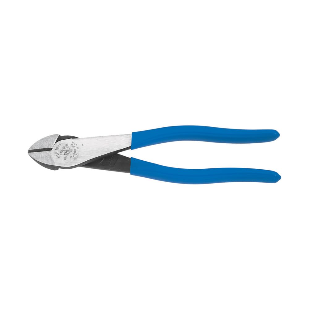 Klein Tools D2000-28 diagonal cutters angled head close-up for precise cuts