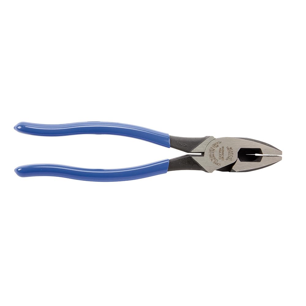 9-inch Klein Tools D2000-9NE lineman pliers in use