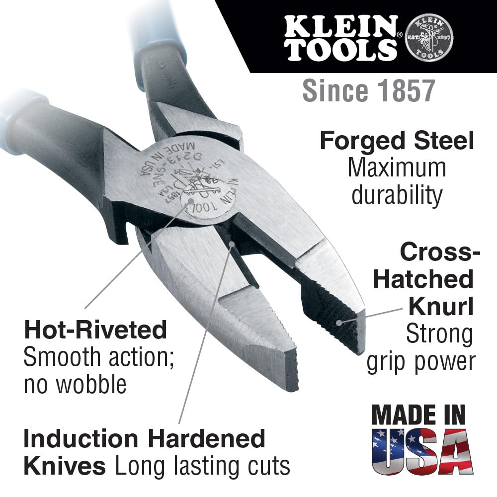 Klein D2000-9NE high-leverage design for enhanced cutting power