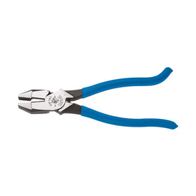 Klein Tools D2000-9ST ironworker pliers cutting soft annealed rebar wire with precision.