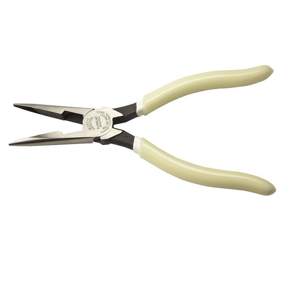 Klein Tools D203-8-GLW high-visibility glow grips for quick identification.