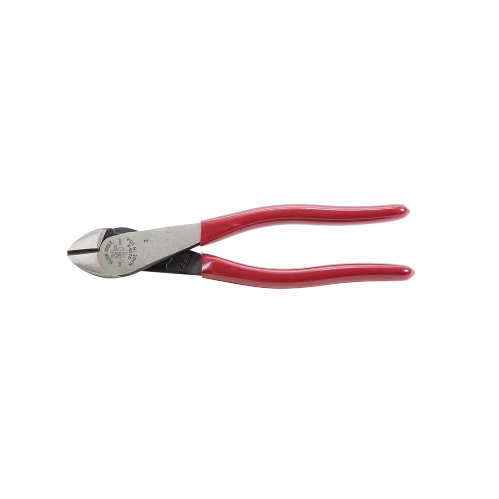 Klein Tools D228-8 closeup jaw showing compact cutting action for close wire work
