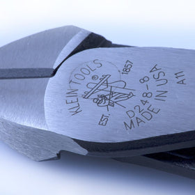 Klein Tools D248-8 plastic-dipped handles provide comfort and grip.