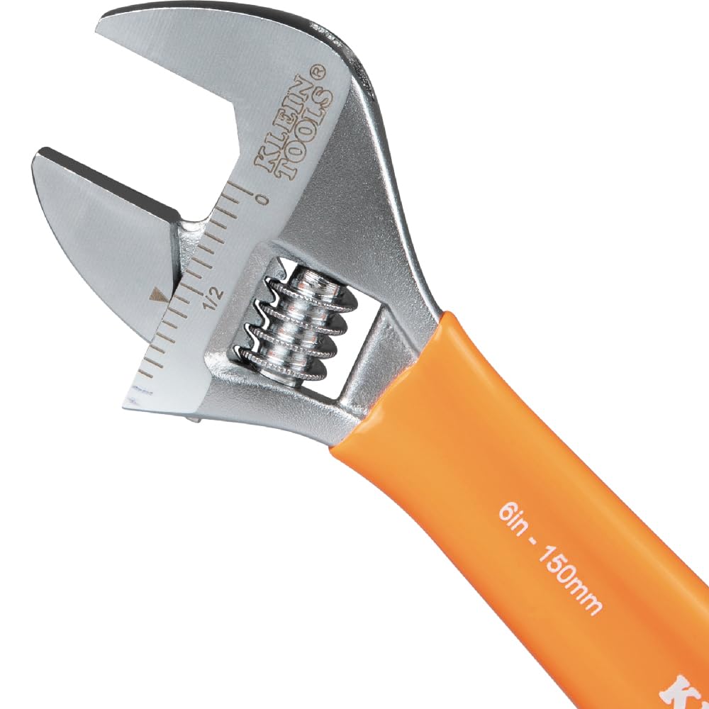 Klein Tools D5072 laser size markings for fast SAE and metric identification.