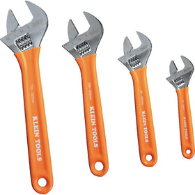 Klein Tools D5074 6-Inch adjustable wrench with extra capacity for tight spaces