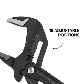 Klein Tools D53110 handle lever adjustment reduces travel in tight spaces