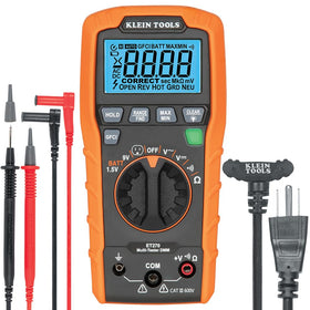 Klein Tools ET270 front view showing robust build for field testing.