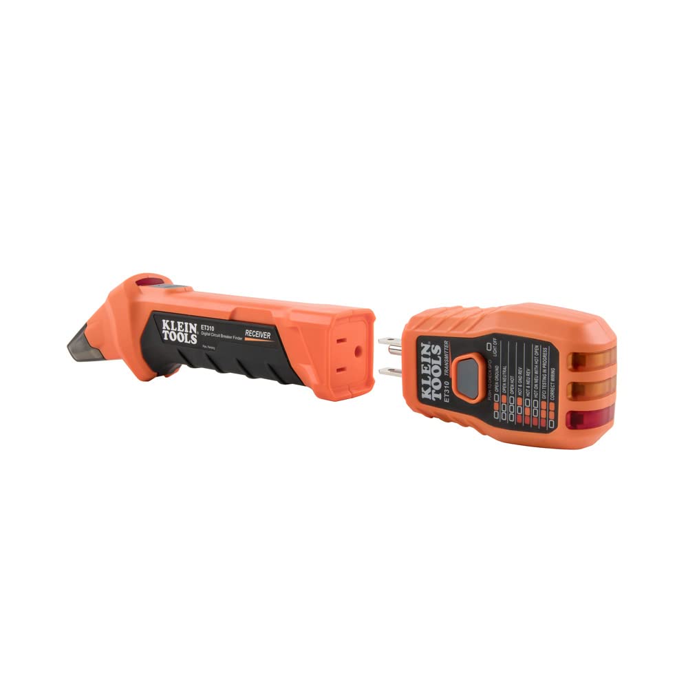 Klein Tools ET310 GFCI testing adds quick safety checks during work.