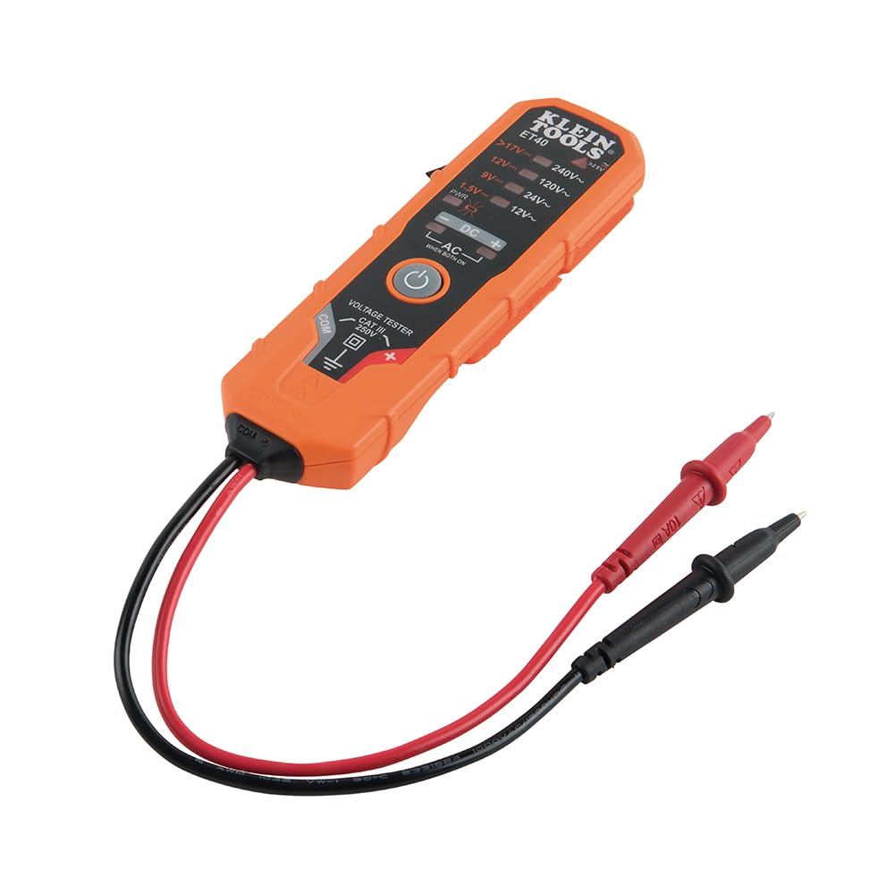 Klein Tools ET40 IP41 rating protects against dust and water in harsh jobsites.