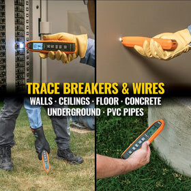 ET450 blade and ground prongs for secure circuit access during tracing.