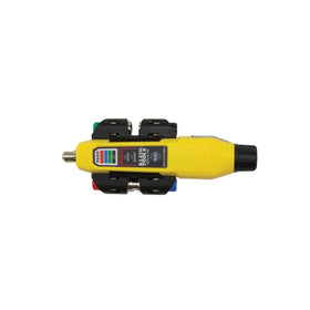 Klein Tools Explorer 2 coax tester enabling portable on-site testing.