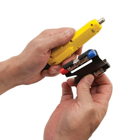 Color-coded remotes enable quick multi-cable mapping.