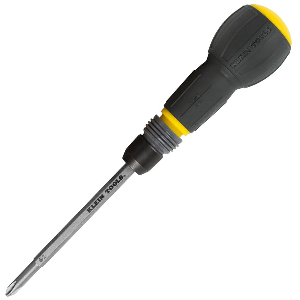 Klein Tools Fastbit Tru-Grip screwdriver with ball-style handle for comfortable torque