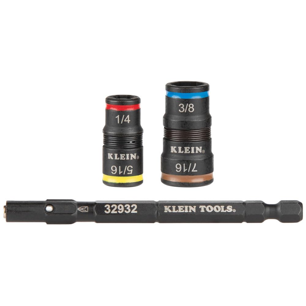 Klein Tools 6-1/2-inch hex shaft extending reach for deep openings