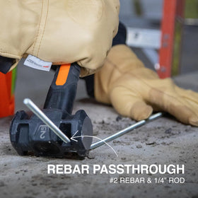 Klein Tools H80692 smooth-face head for stable anchor seating.