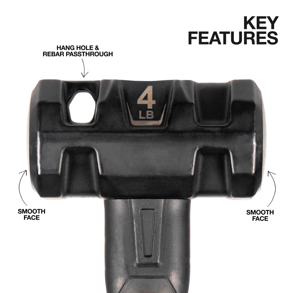 Klein Tools H80694 fiberglass handle for comfortable vibration dampening during long use.