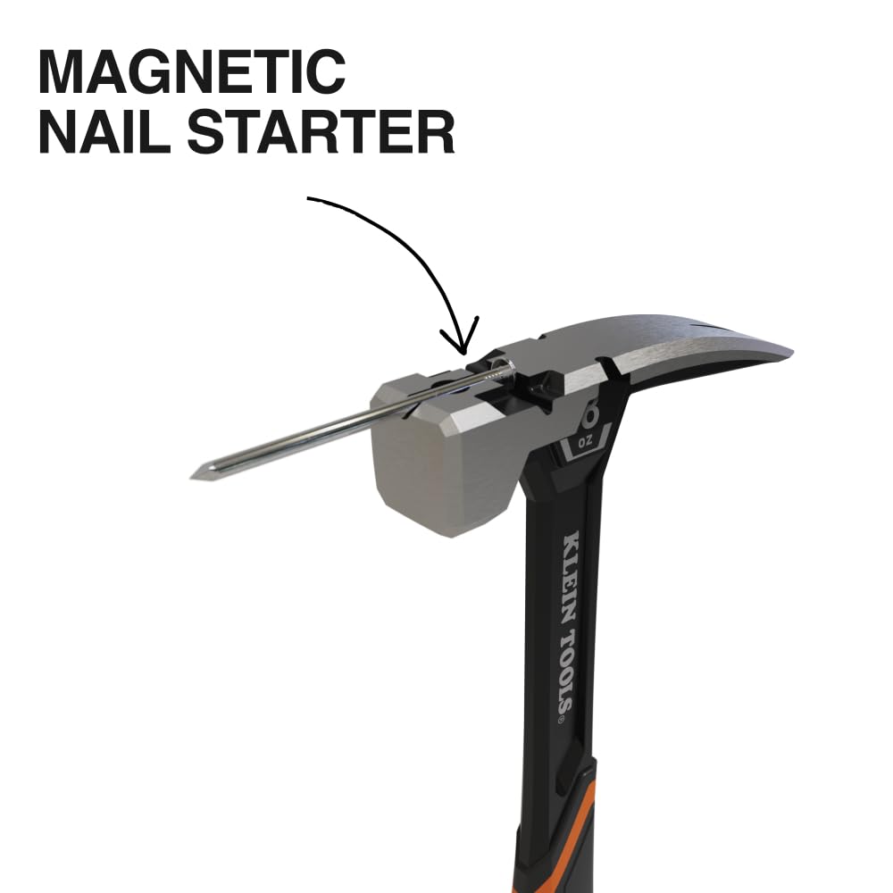 Klein Tools H80918S dual-side nail pullers provide leverage for nail removal.