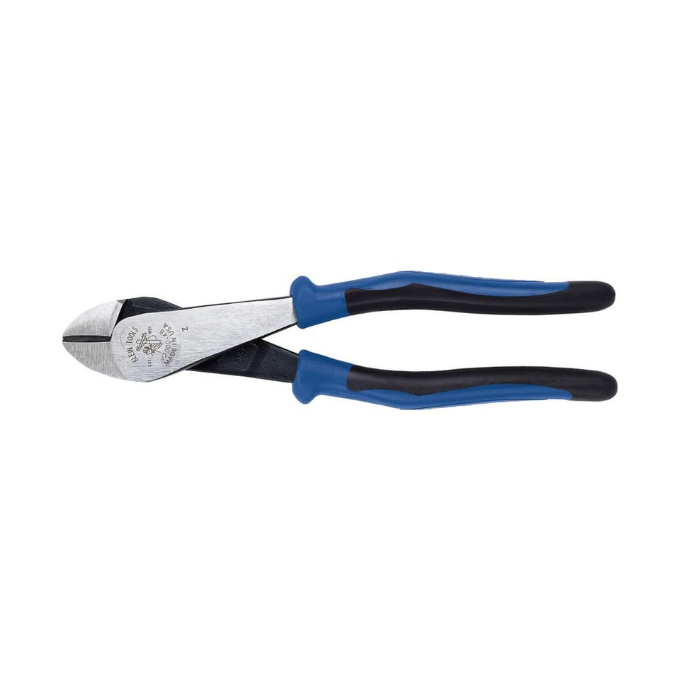 Klein Tools J2000-48 angled-head diagonal cutters for tight-space cutting.