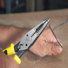 Klein Tools J207-8CR versatile pliers cut, loop, twist, and crimp in one tool