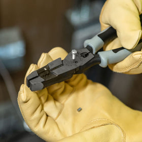 Made in USA branding visible on the tool