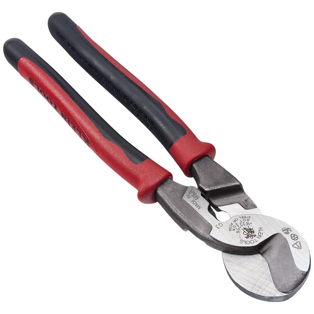 Klein Tools J63225N cutting aluminum with clean edges for dependable service use