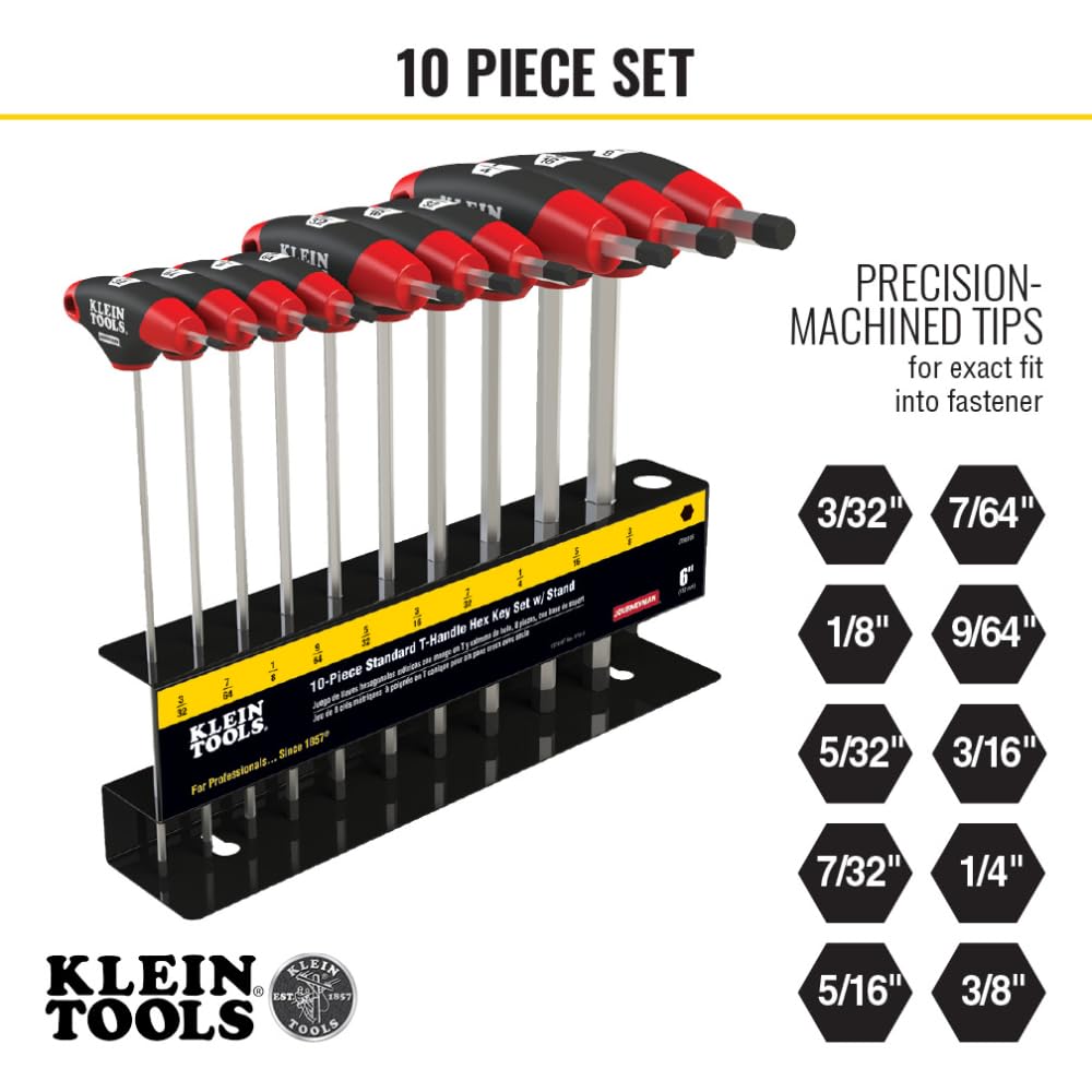 Klein Tools JTH610E treated-steel torsion-resistance for durability.