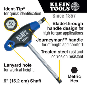 Eight metric sizes 2–10 mm for versatile fastener work