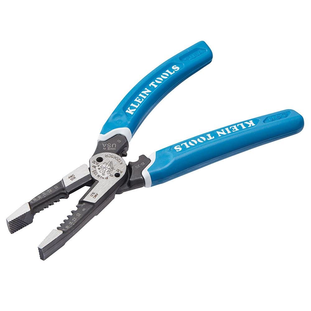Knurled jaw twists and loops wires efficiently on K12065CR