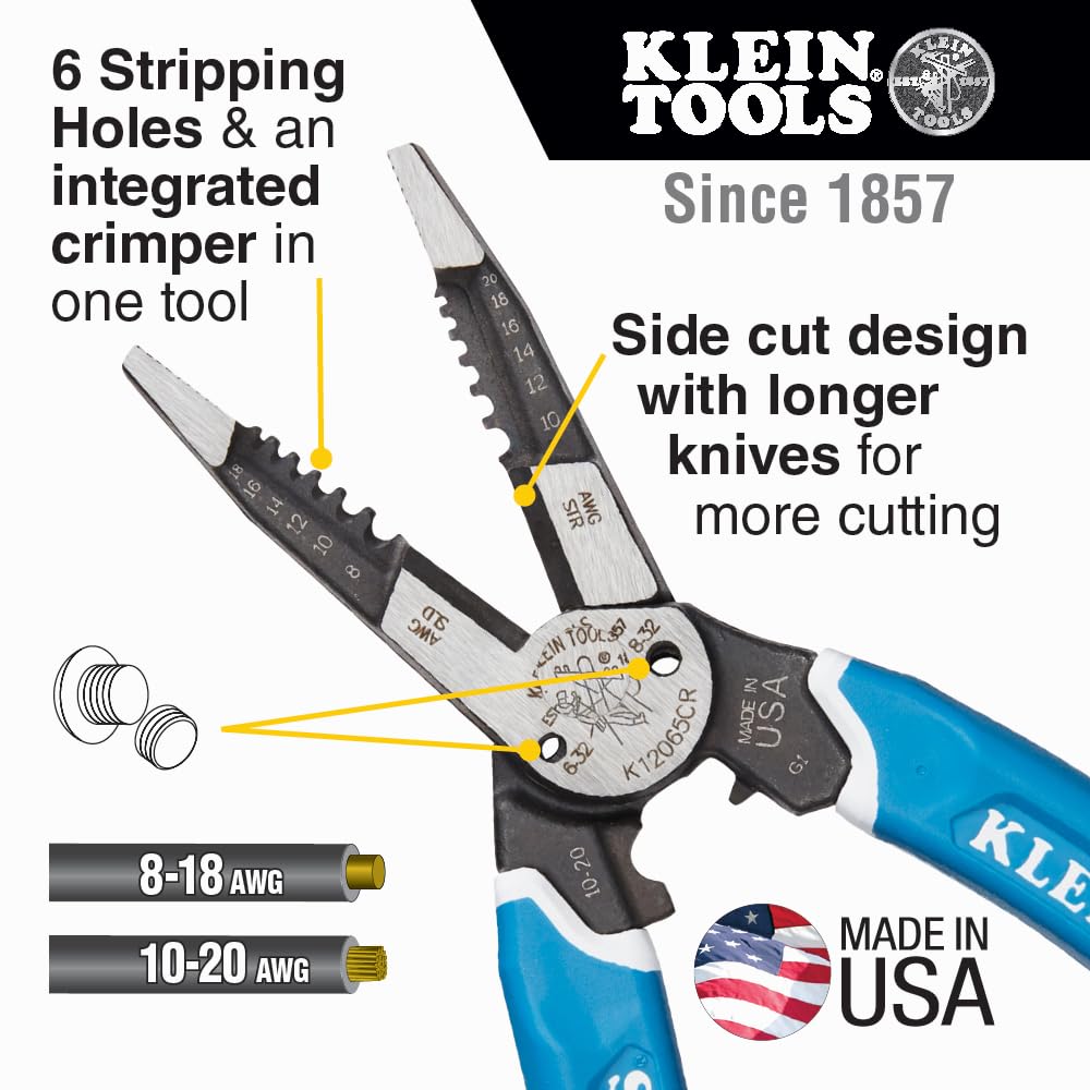 K12065CR side-cutting knives deliver cleaner, easier cuts