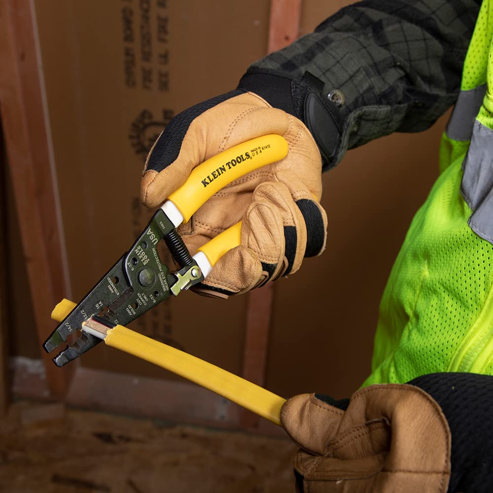 Klein Tools K1412 coil spring self-opening reduces fatigue