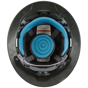 Klein Tools KARBN hat with front/back mounts for headlights and accessories.