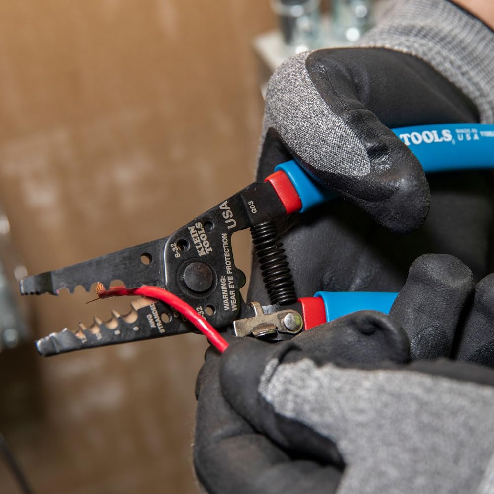 Klein-Kurve stripping holes for 6-12 AWG stranded wire.