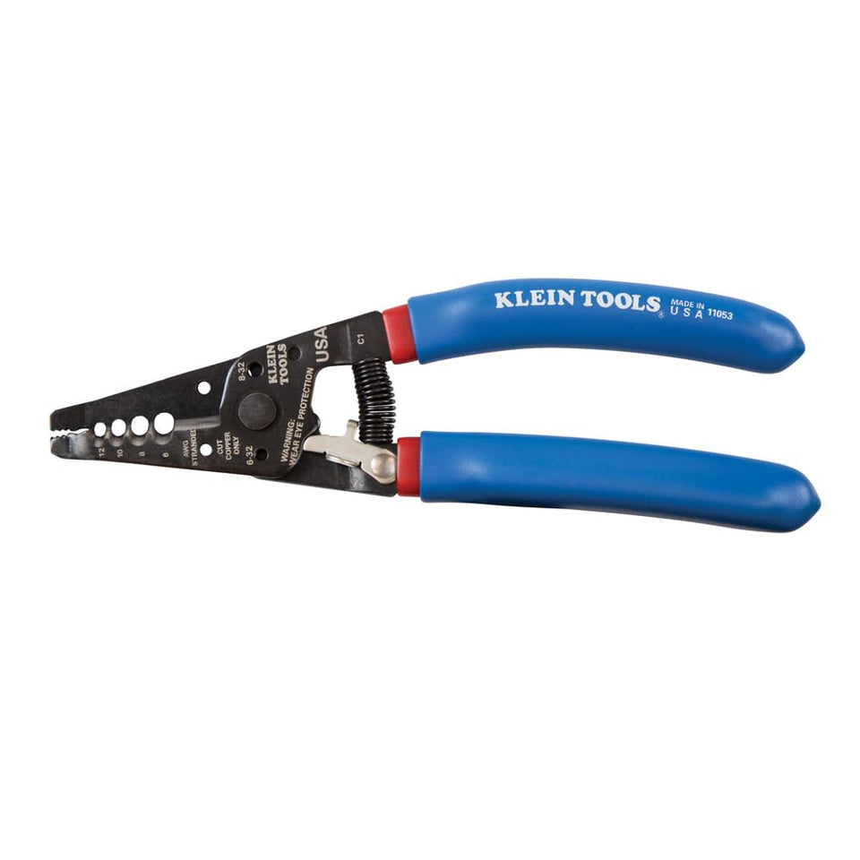 Klein-Kurve overview showing a versatile wire stripper and cutter for home and professional use.