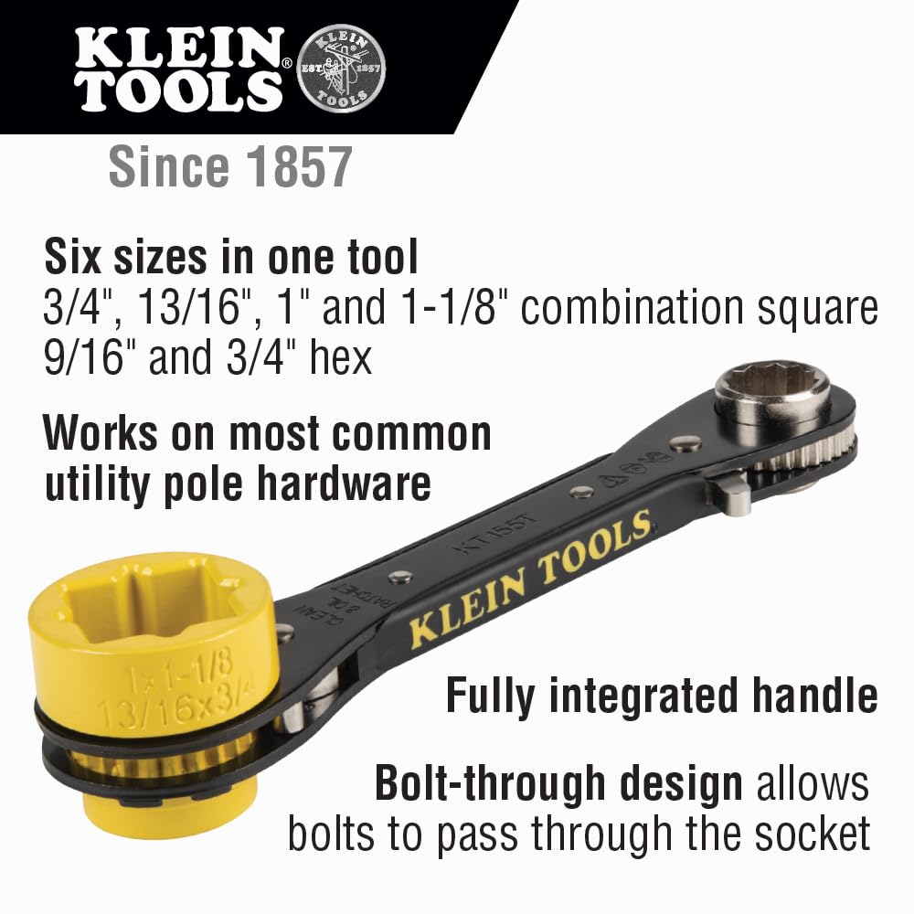 KT155T bolt-through design enables bolts to pass through for cleaner assemblies.
