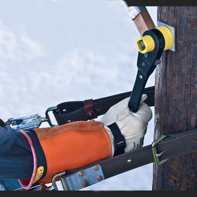 KT155T bright-yellow socket improves visibility on busy job sites.